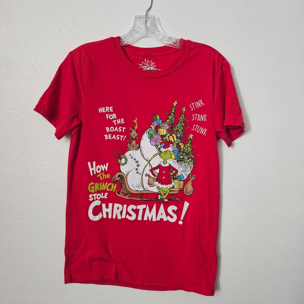 How the Grinch Stole Christmas Christmas Short Sleeve Graphic shirt Size Small